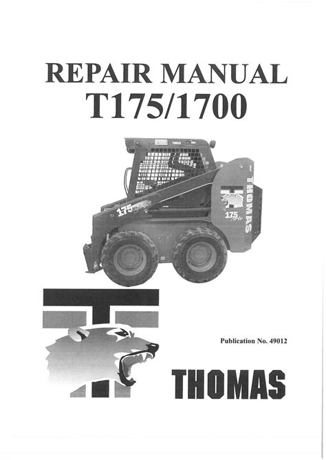 thomas t173 skid steer specs|thomas t133 repair manual pdf.